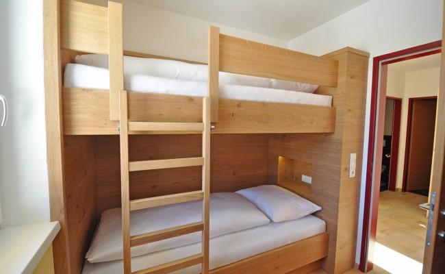 Classic apartement E1 - Kinderzimmer mit Stockbett