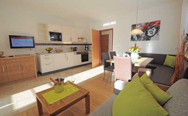 Reception of the Schattauer Apartments Wagrain