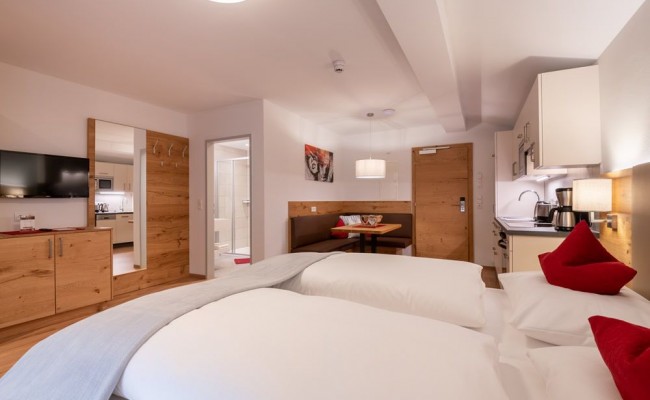 Blick über Appartement Typ Studio D1