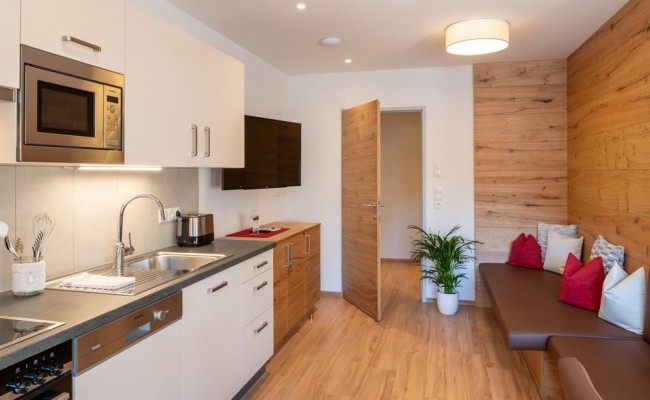 Superior Appartement D2 - Eingangsbereich mit Küche