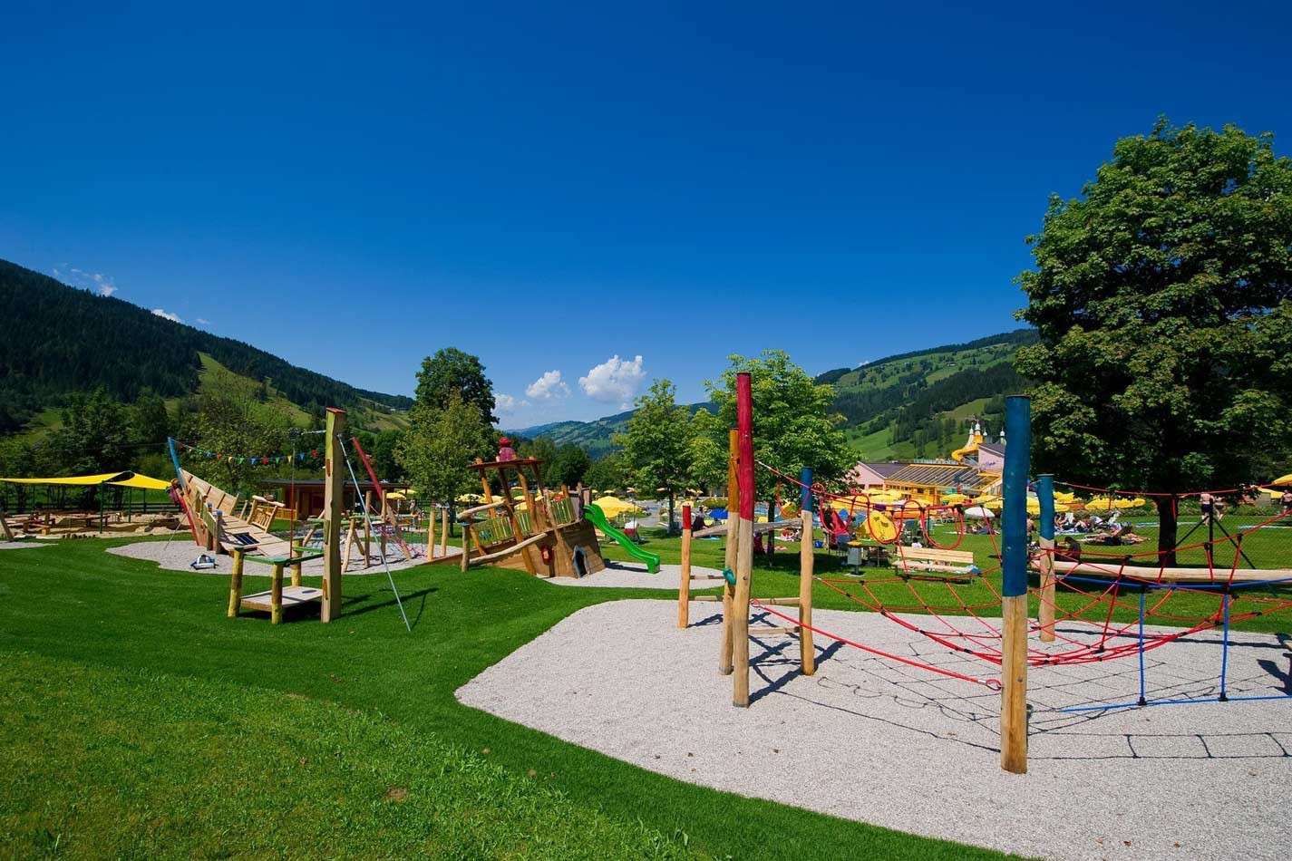 Spielplatz bei der Wasserwelt Wagrain