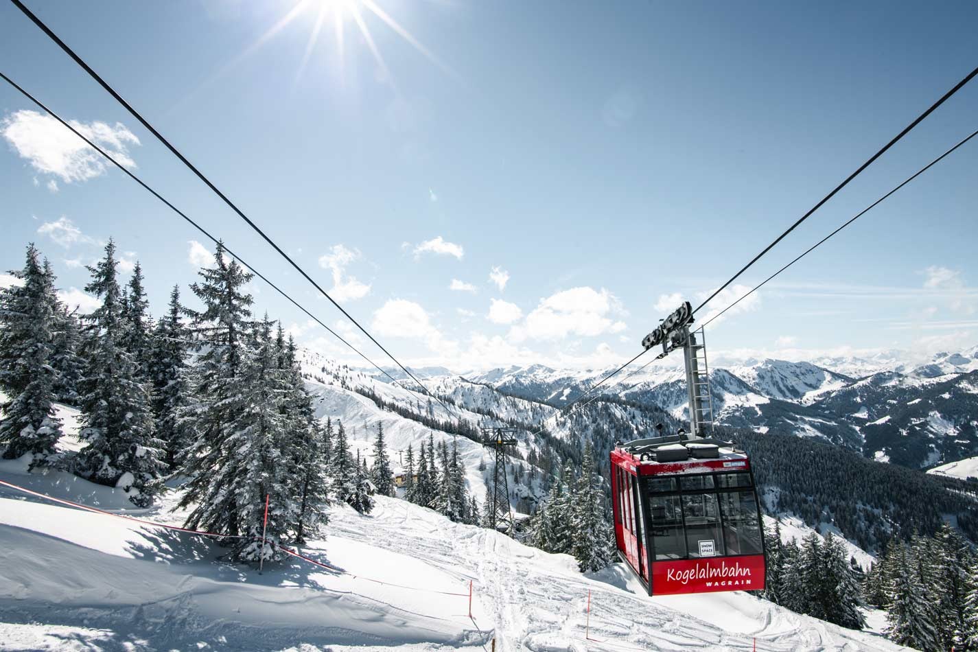 Kogelalm Bahn im Skigebiet Snow Space Salzburg