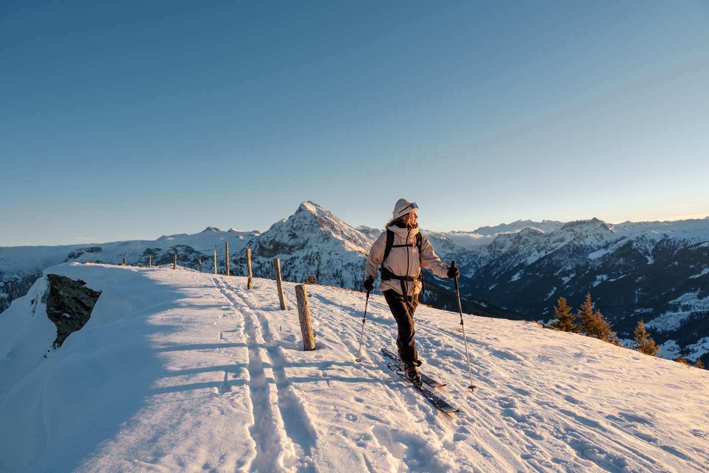 Skitour in den Bergen von Wagrain