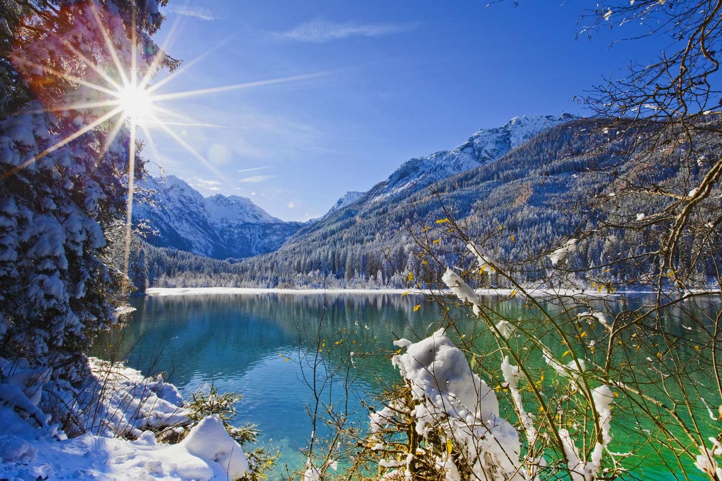 Winterlandschaft am J&auml;gersee