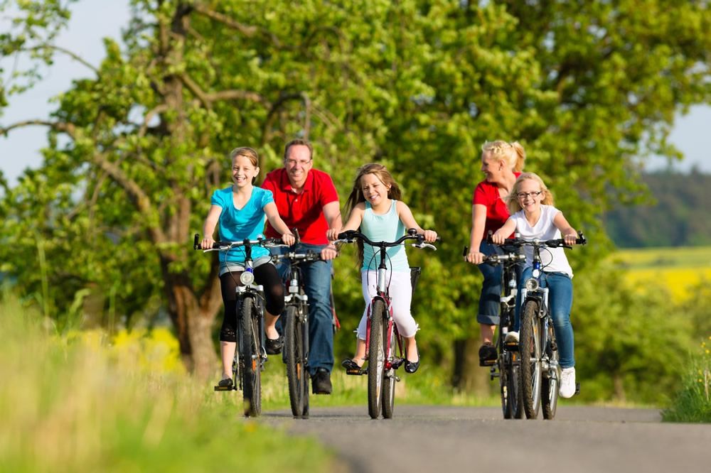 Entspannt Radfahren mit Kindern auf dem Ennsradweg