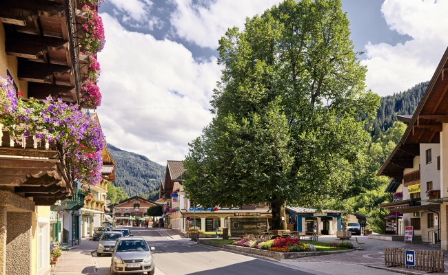 The village center of Wagrain
