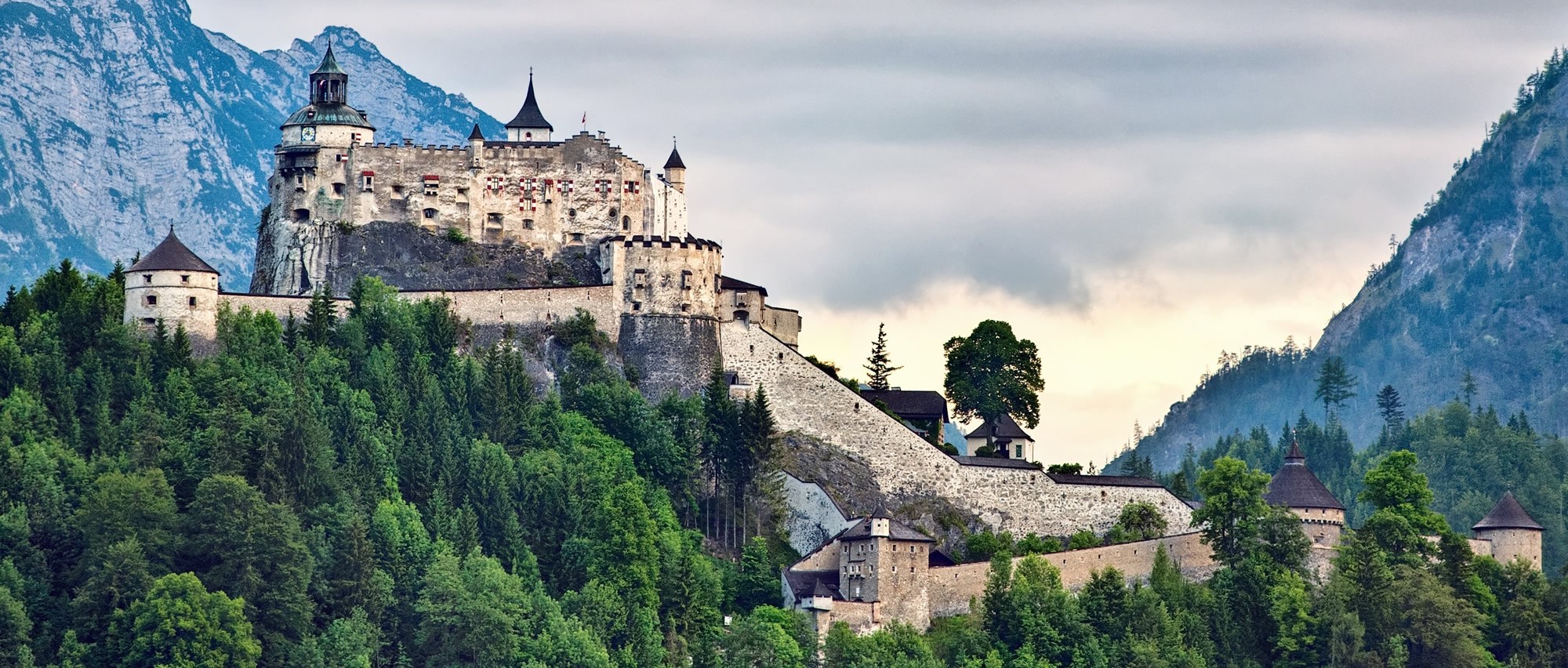 Hohenwerfen Castle in the Salzburger Land