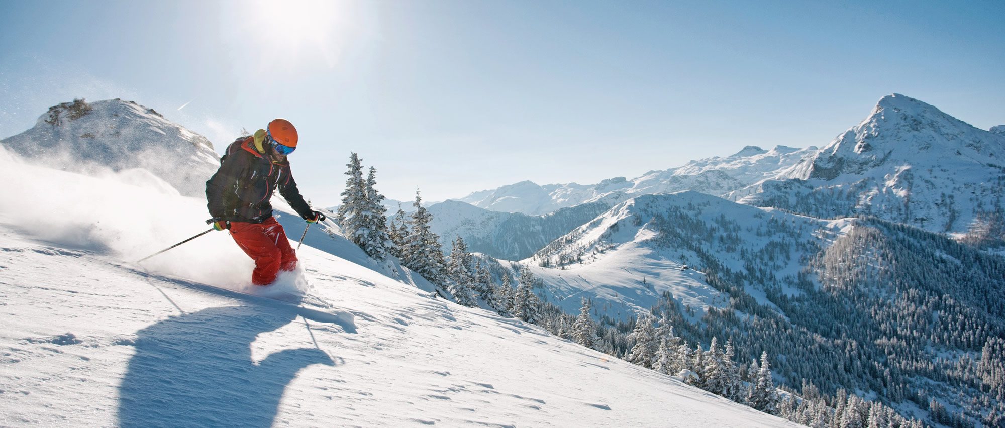 Skiing in Wagrain at Ski amadé