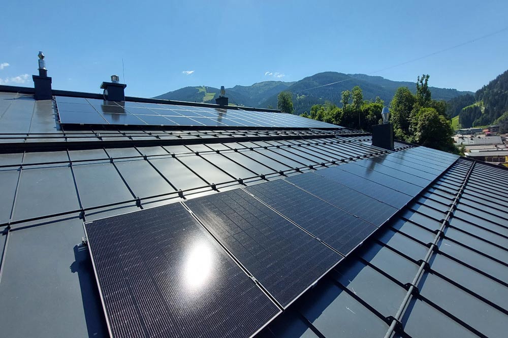 Moderne Photovoltaik Technik