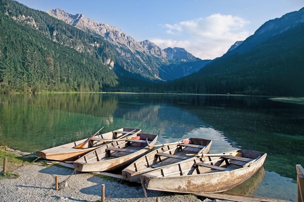 Lake Jägersee in the Kleinarl valley 