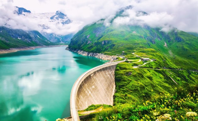 Kaprun high alpine reservoirs