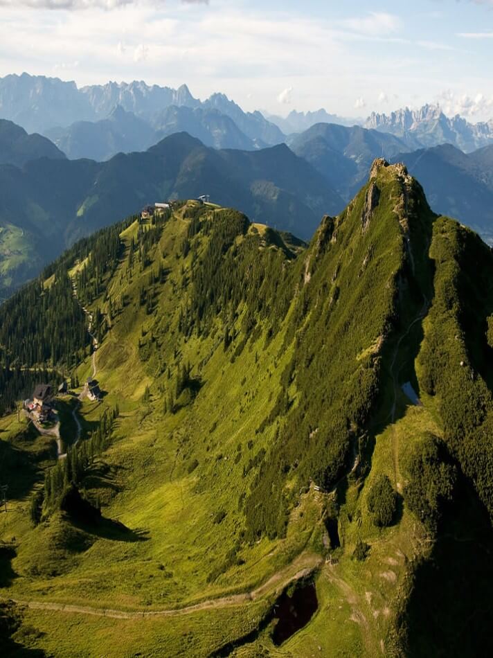 Beeindruckendes Bergpanorama rund um Wagrain im Salzburger Land &copy; Wagrain-Kleinarl Tourismus