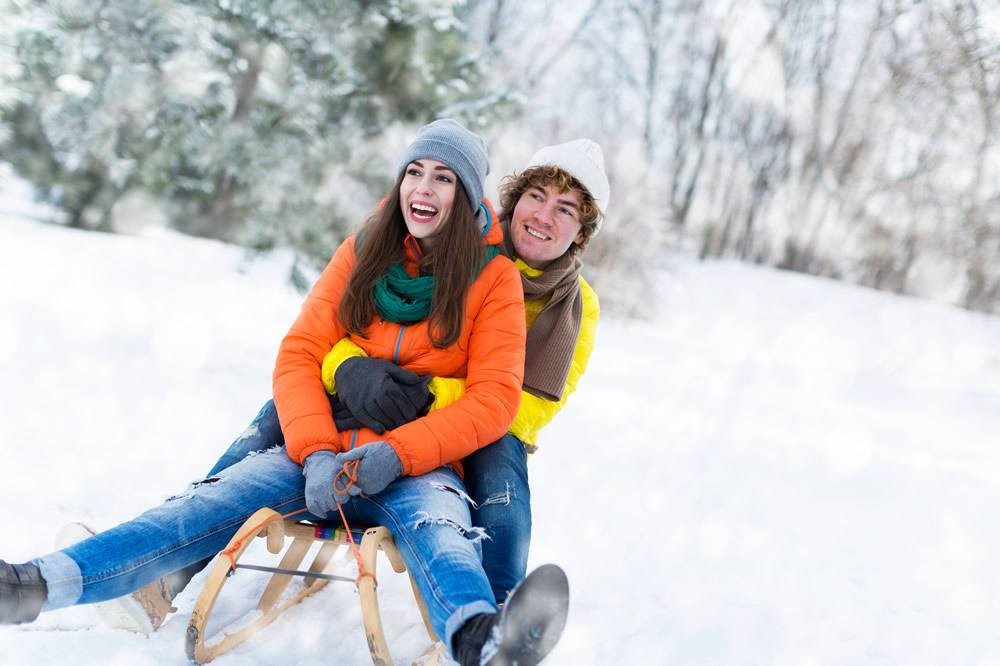 Sledding fun in Wagrain